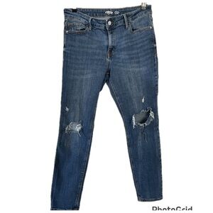 Old Navy Distressed Blue Jeans